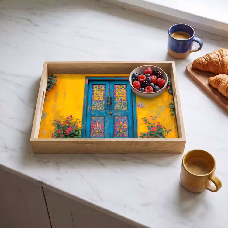 Bandeja - Puertas - Colorido - Plantas — 3