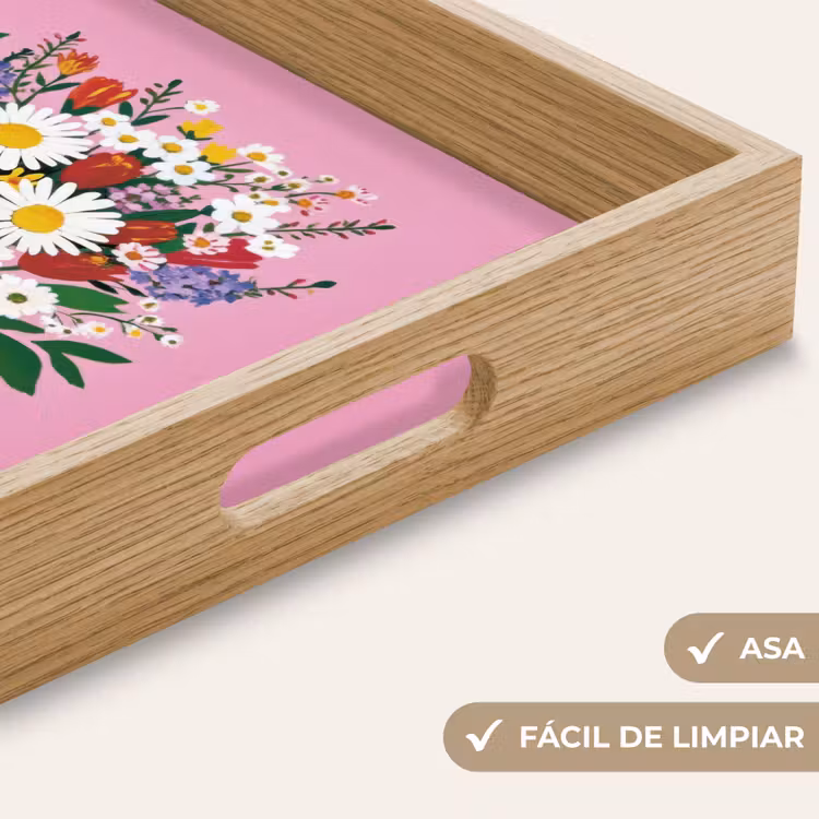 Bandeja - Flores - Cita - Tarjeta - Colorido — 8