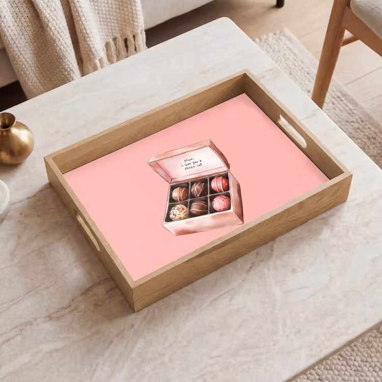 Bandeja - Caja - Bombones - Amar - Texto — 2