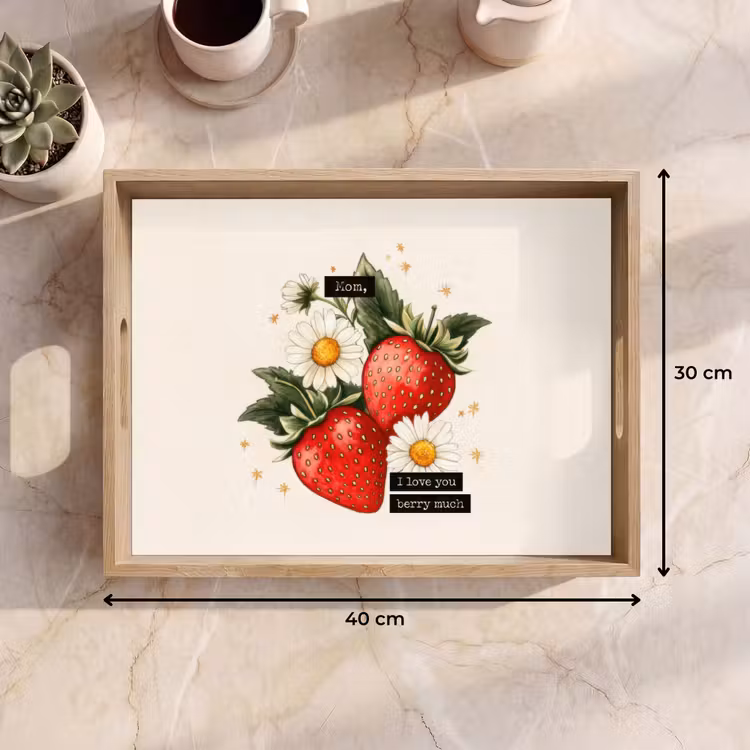 Bandeja - Fresas - Margaritas - Cita - Estrellas — 7