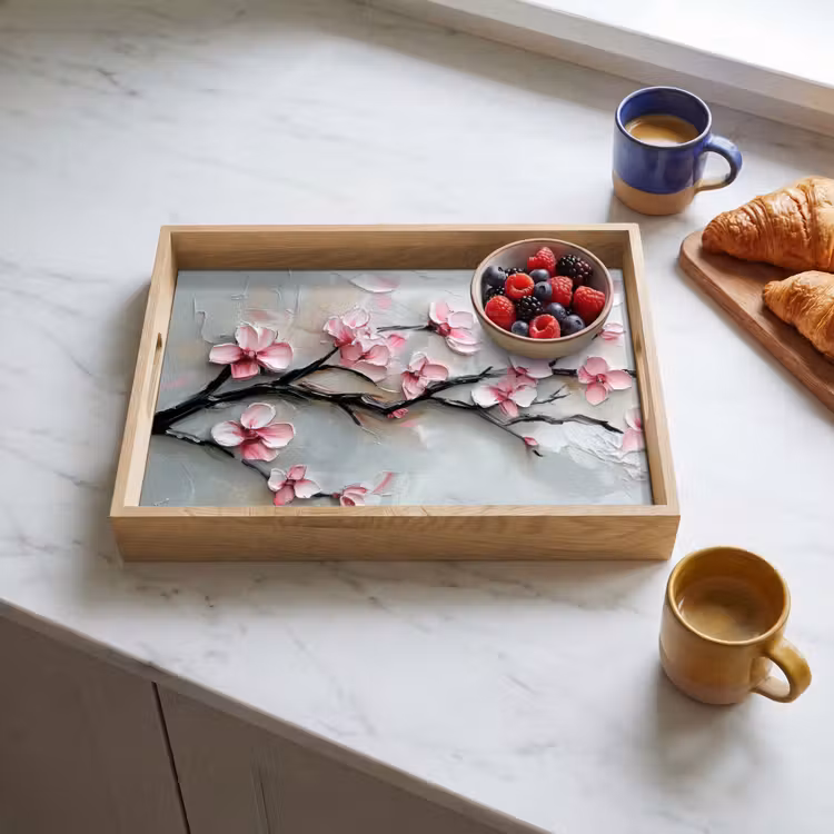 Bandeja - Blossom - Artístico - Rosa - Sakura — 3