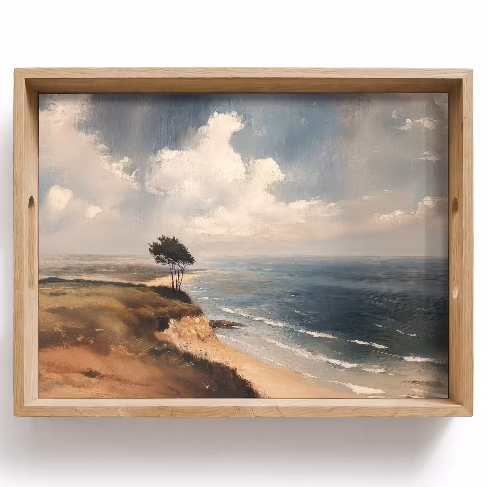 Bandeja - Acantilado - Mar - Árbol — 1