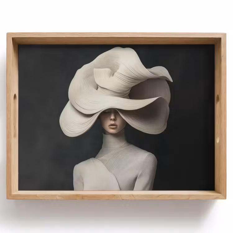 Bandeja - Moderno - Mujer - Sombrero — 1