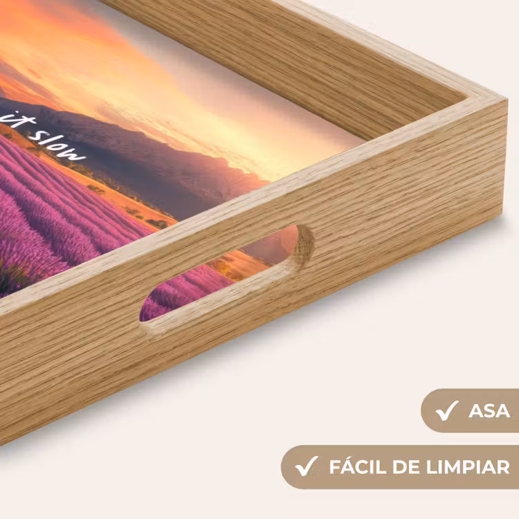 Bandeja - Campo de lavanda - Cita - Puesta de sol — 8
