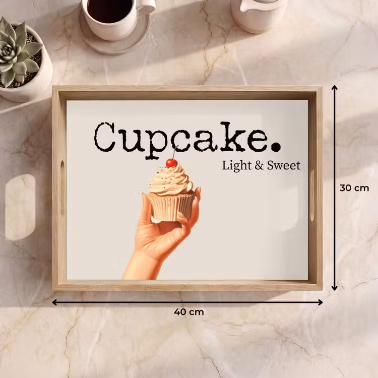 Bandeja - Cupcake - Dulce - Cereza — 7