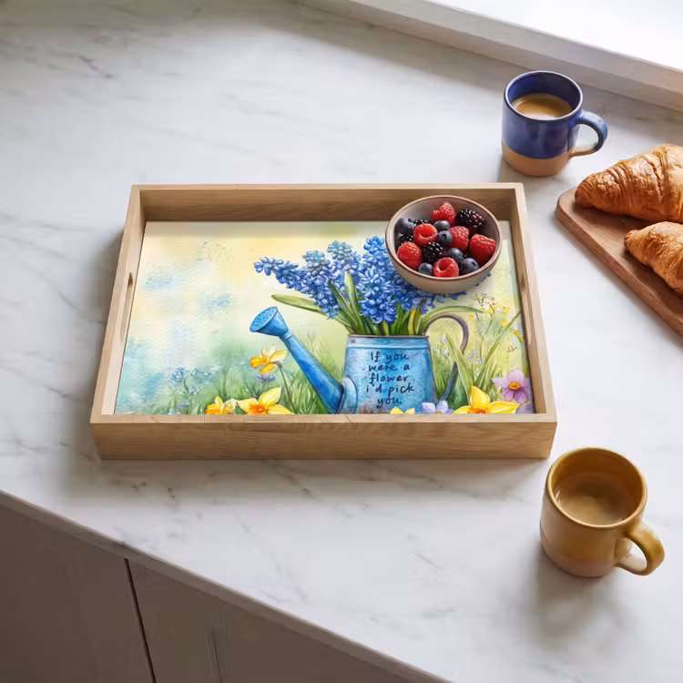 Bandeja - Flores de lavanda - Cita - Regadera — 3