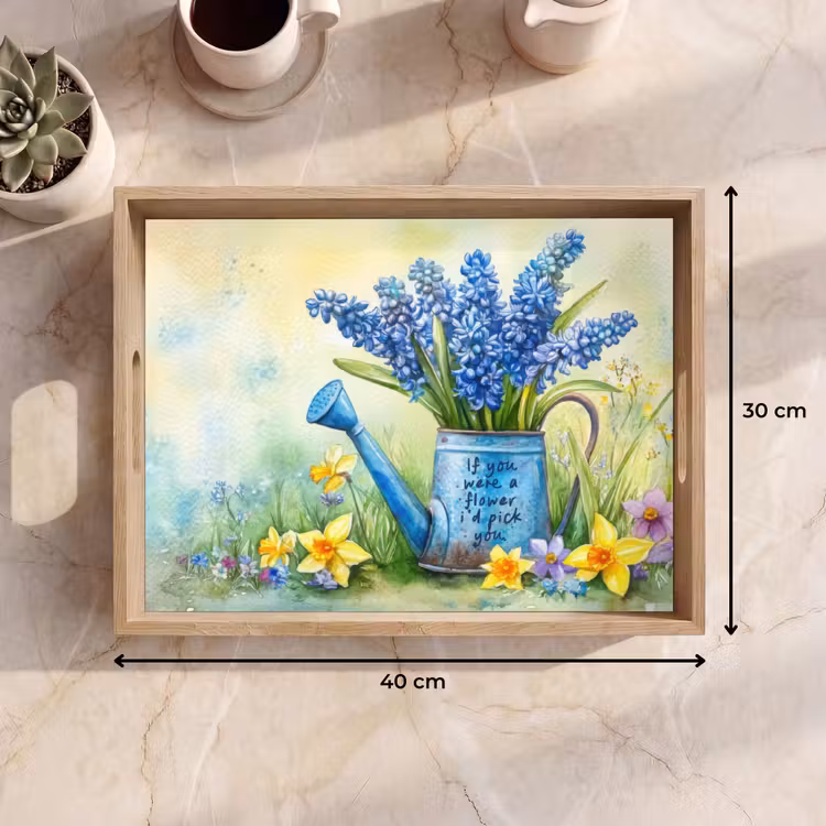 Bandeja - Flores de lavanda - Cita - Regadera — 7