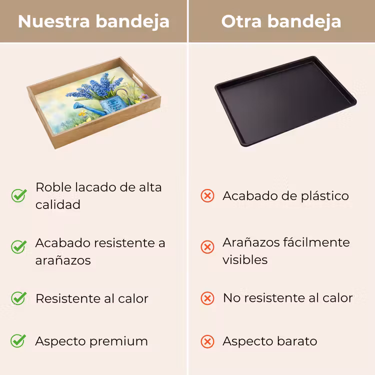 Bandeja - Flores de lavanda - Cita - Regadera — 9