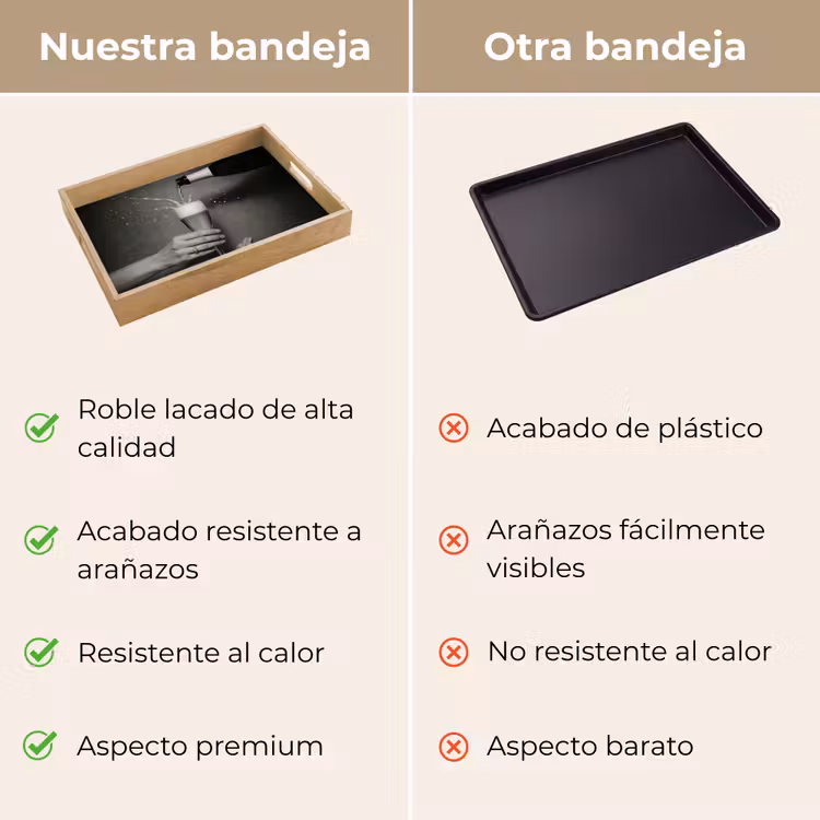 Bandeja - Botella de champán - Vidrio - Minimalista - Salpicaduras — 9