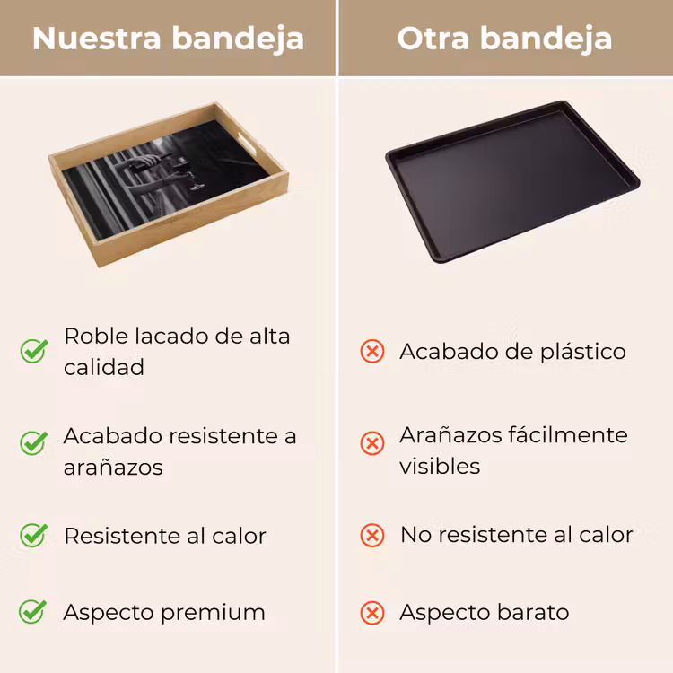 Bandeja - Botella de vino - Vidrio - Manos - Ventana — 9