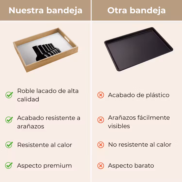 Bandeja - Botellas de vino - Negro - Minimalista — 9