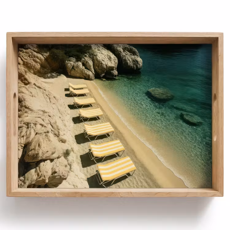 Bandeja - Camas de playa - Mar - Piedras - Bahía — 1