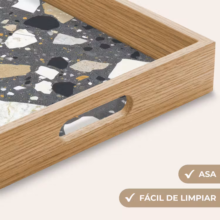 Bandeja - Terrazo - Decoración - Piedras — 8