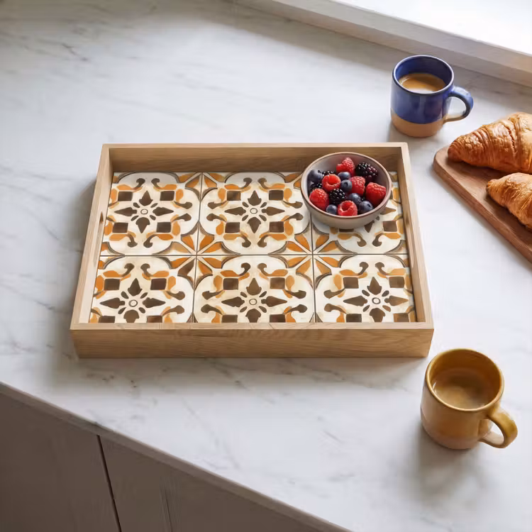 Bandeja - Vintage - Español - Decoración - Cerámica — 3