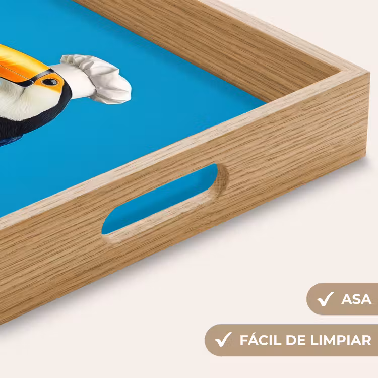 Bandeja - Tucán - Pedestal - Pájaro - Gorro de cocinero — 8
