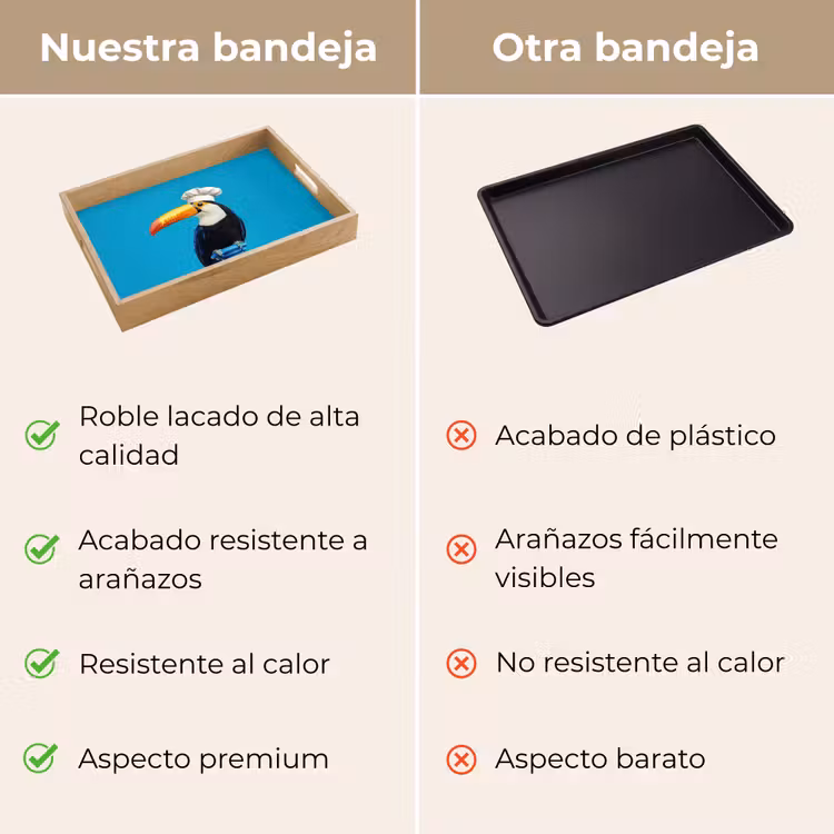 Bandeja - Tucán - Pedestal - Pájaro - Gorro de cocinero — 9