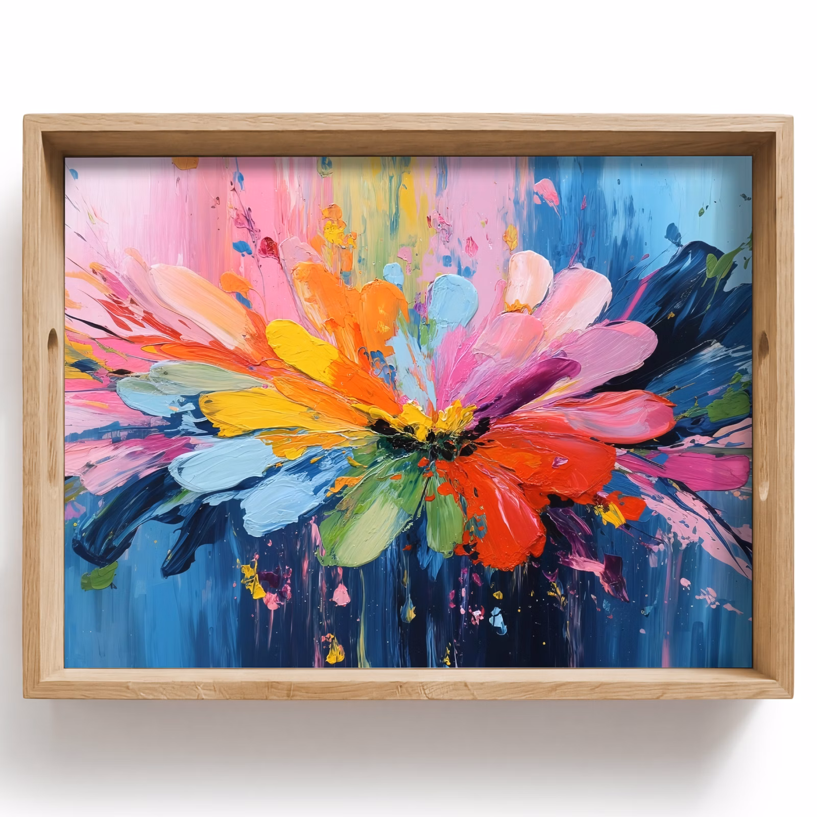Bandeja - Estallido de color - Ánimo expresivo - Flor — 1