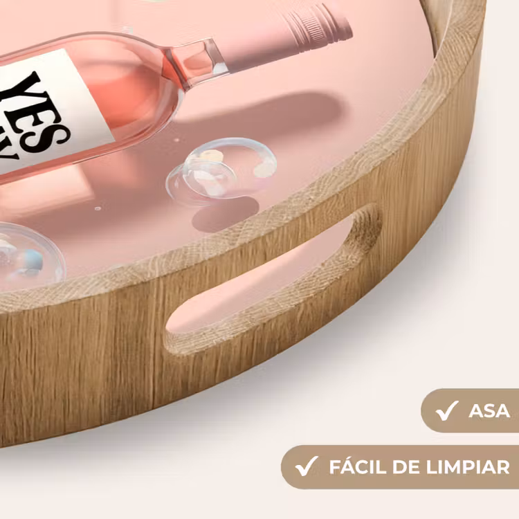 Bandeja - Burbujas - Rosado - Rosa — 8