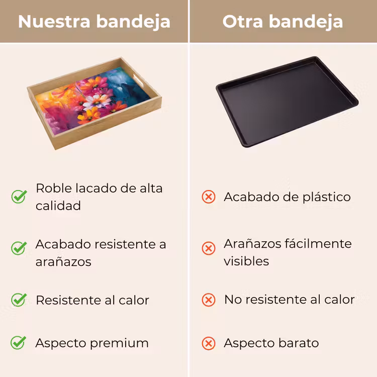 Bandeja - Flores brillantes - Dinámico - Animado — 9