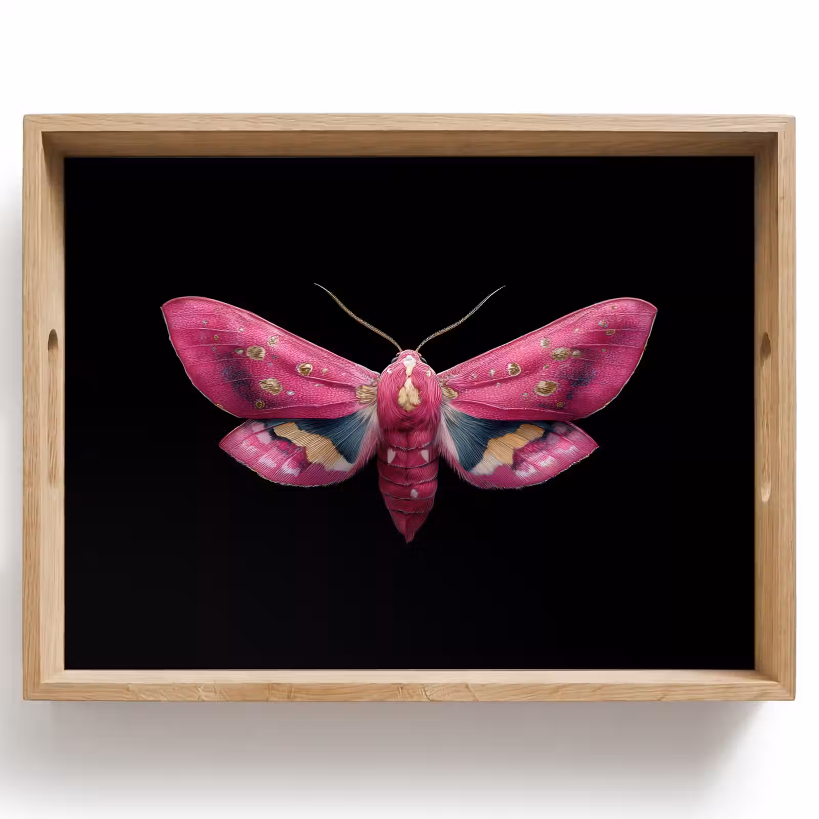 Bandeja - Mariposa - Rosa - Polilla — 1