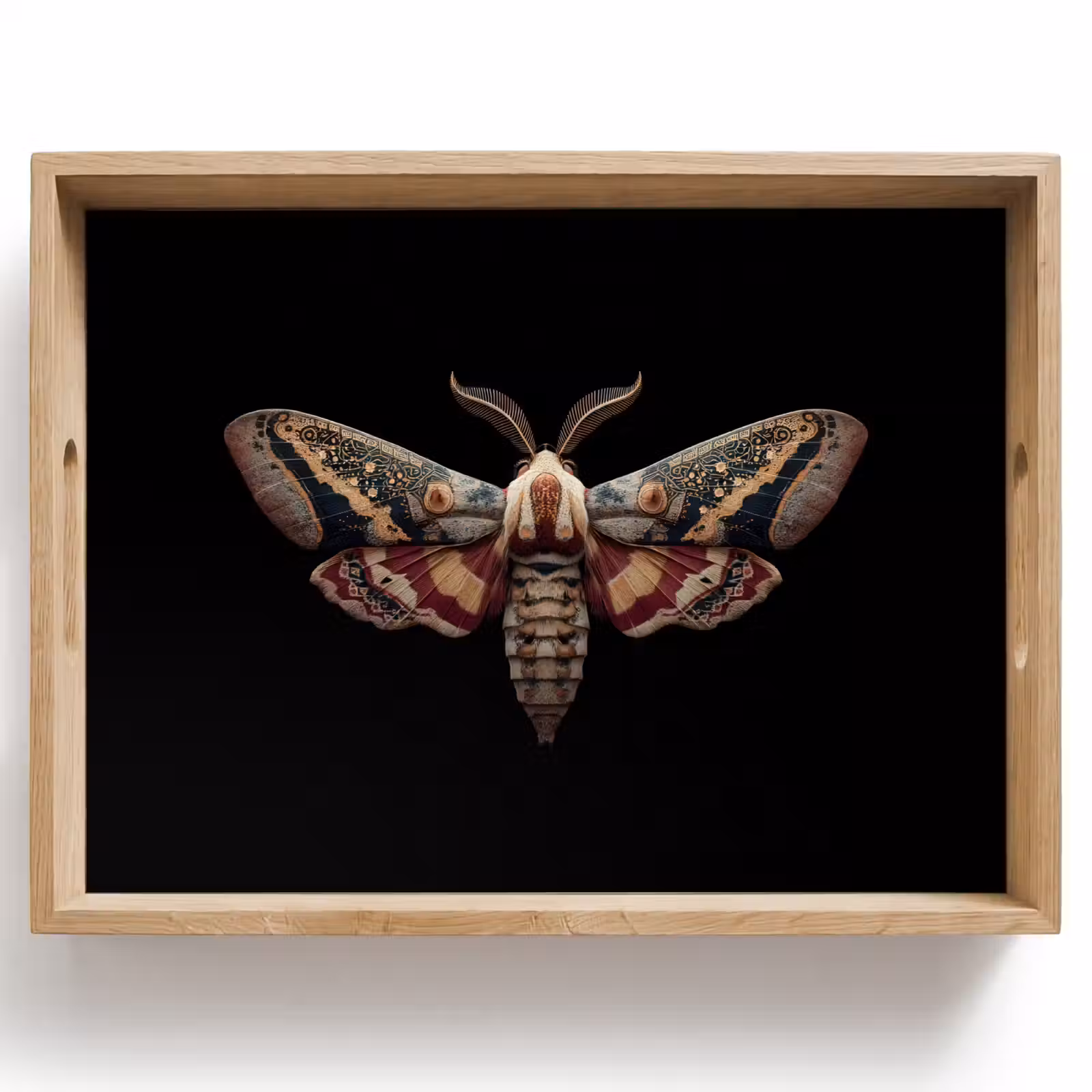 Bandeja - Polilla - Patrones orientales - Ornamental — 1