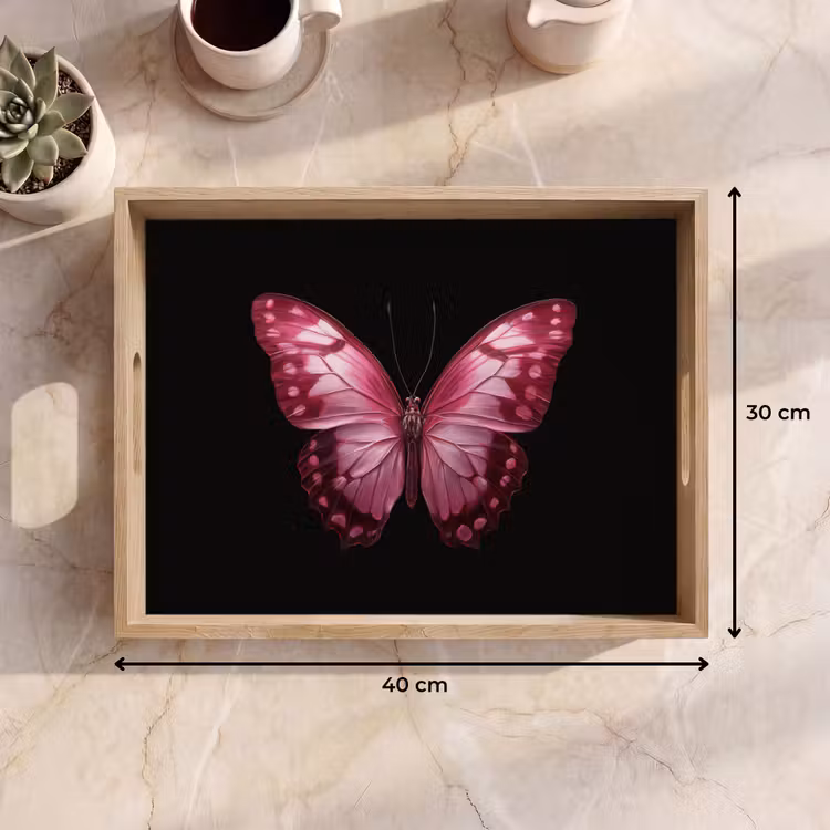 Bandeja - Mariposa - Fucsia - Gráfico — 7