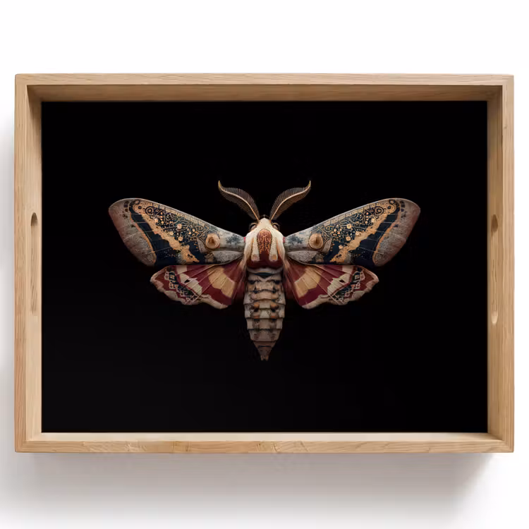Bandeja - Polilla - Patrones orientales - Ornamental — 1