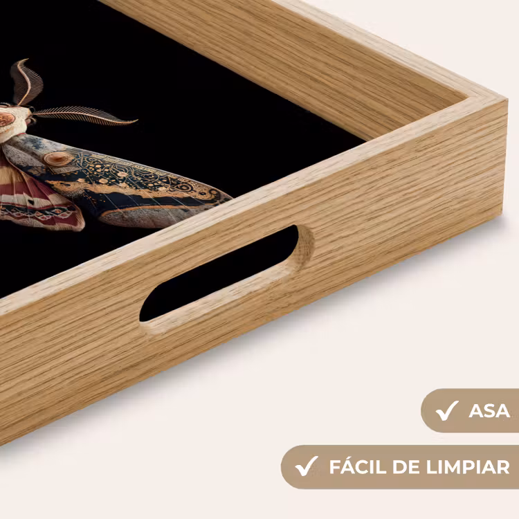 Bandeja - Polilla - Patrones orientales - Ornamental — 8