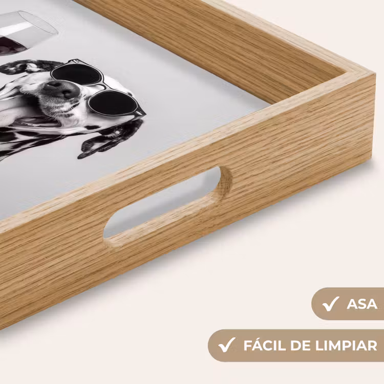Bandeja - Gafas de sol - Dálmata - Copa de vino - Lengua — 8