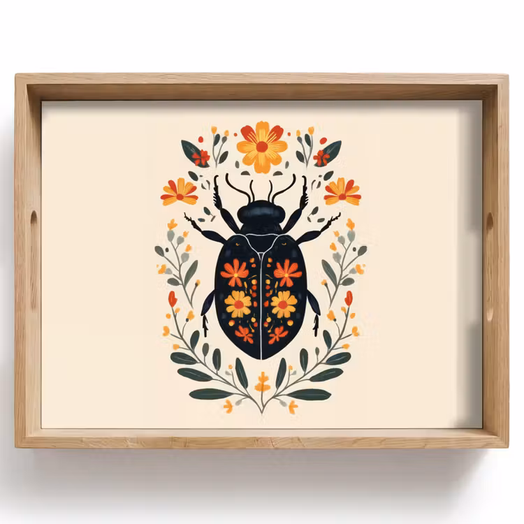 Bandeja - Flores - Naranja - Plantas - Ornamentales — 1