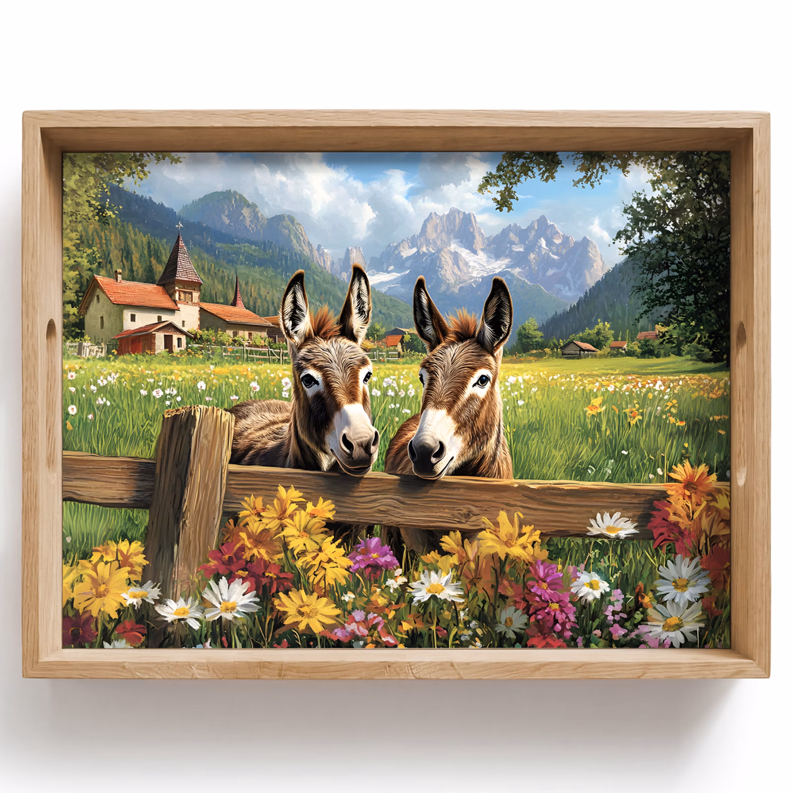 Bandeja - Burros - Flores - Veranos — 1