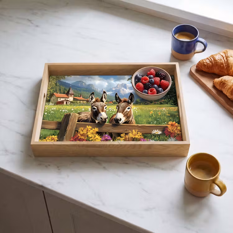 Bandeja - Burros - Flores - Veranos — 3