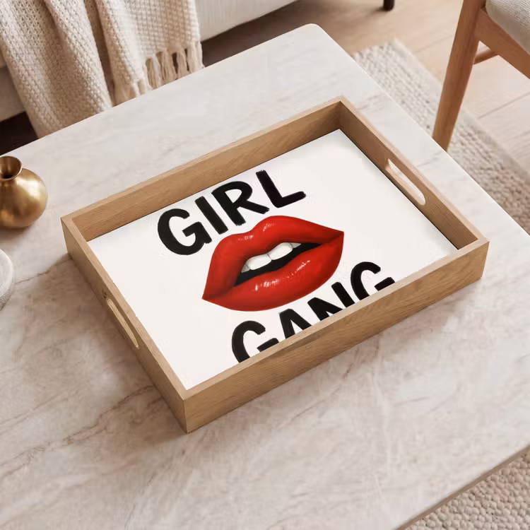 Bandeja - Labio - Chica - Rojo - Letras — 2