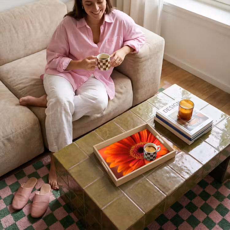 Bandeja - Naranja - Gerbera - Intenso — 4