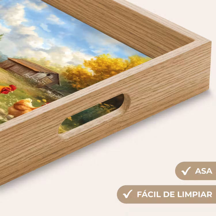 Bandeja - Gallinas - Tranquilidad rural - Naturaleza — 8