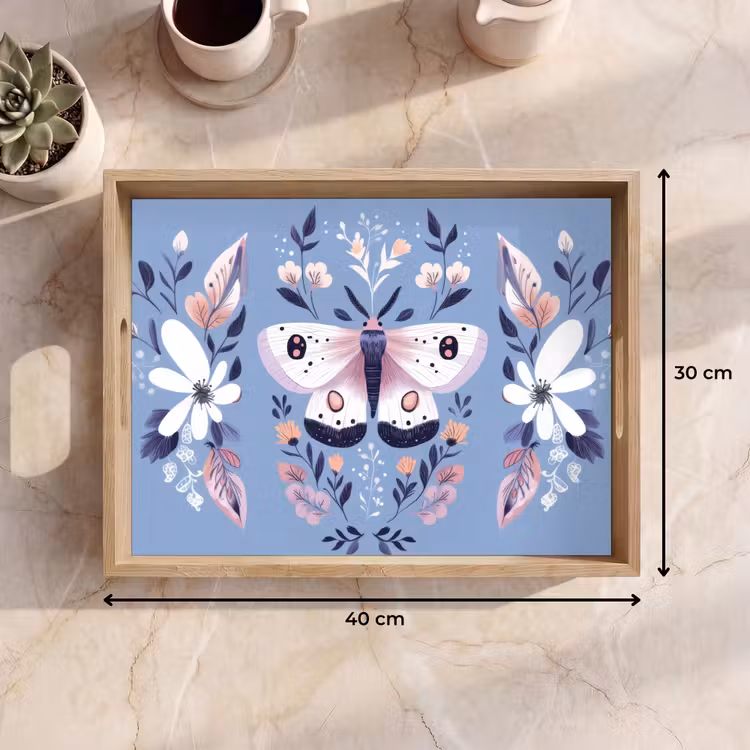 Bandeja - Mariposa - Alas - Lunares - Flores — 7