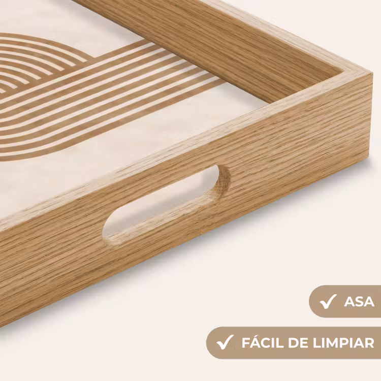 Bandeja - Curva simétrica - Color cobre — 8