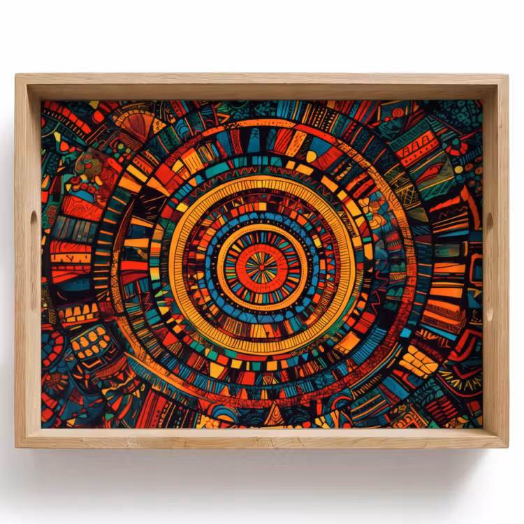Bandeja - Mandala - Círculos - Patrones — 1