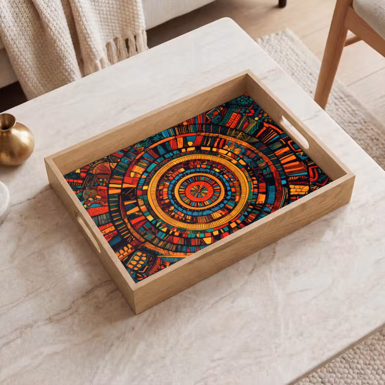 Bandeja - Mandala - Círculos - Patrones — 2