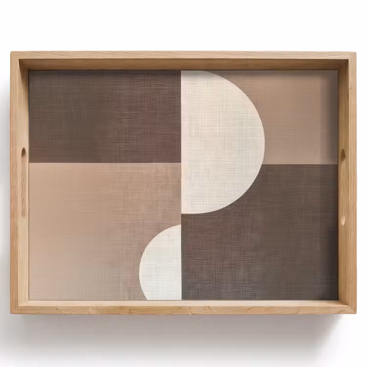 Bandeja - Cuadrícula - Semicírculos - Contraste — 1