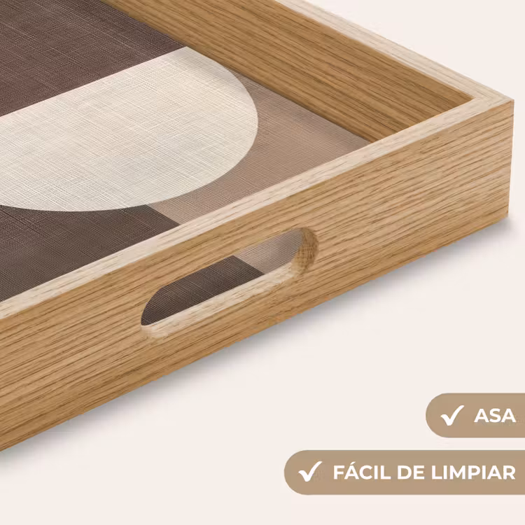 Bandeja - Cuadrícula - Semicírculos - Contraste — 8