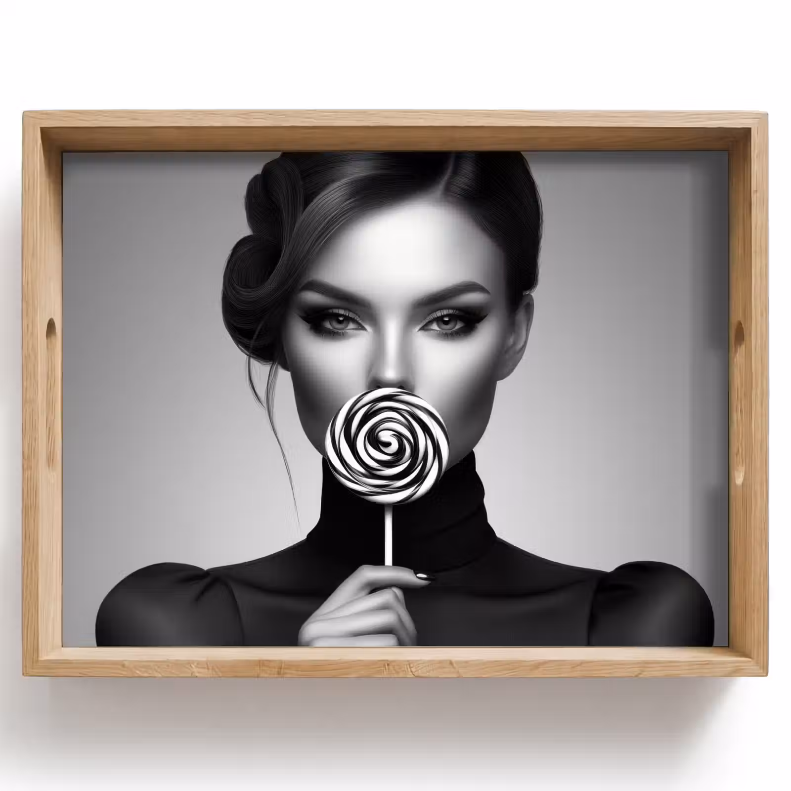 Bandeja - Mujer - Lolly - Negro — 1