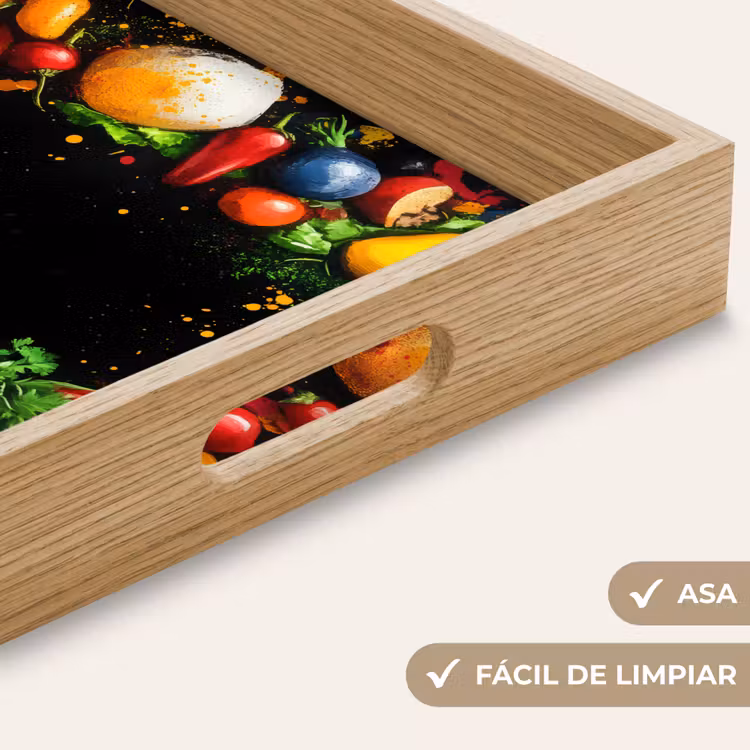 Bandeja - Verduras - Graffiti - Colorido - Cocina - Abstracto — 8