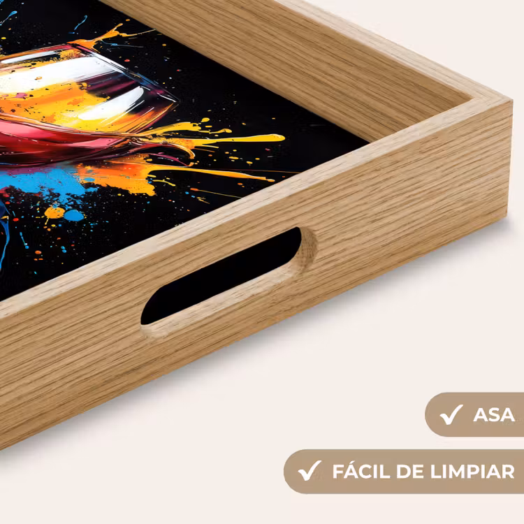 Bandeja - Vino - Copa - Graffiti - Bebida - Tinto - Pintura — 8