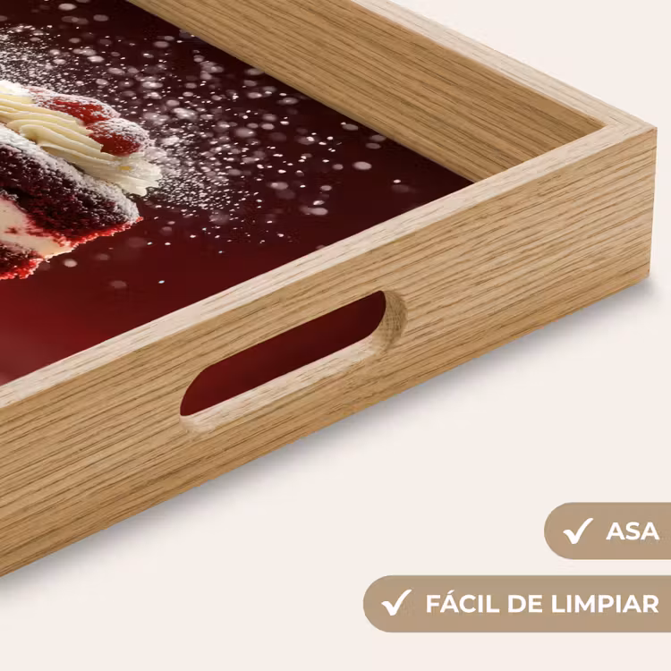 Bandeja - Red - Velvet - Pastel - Comida — 8