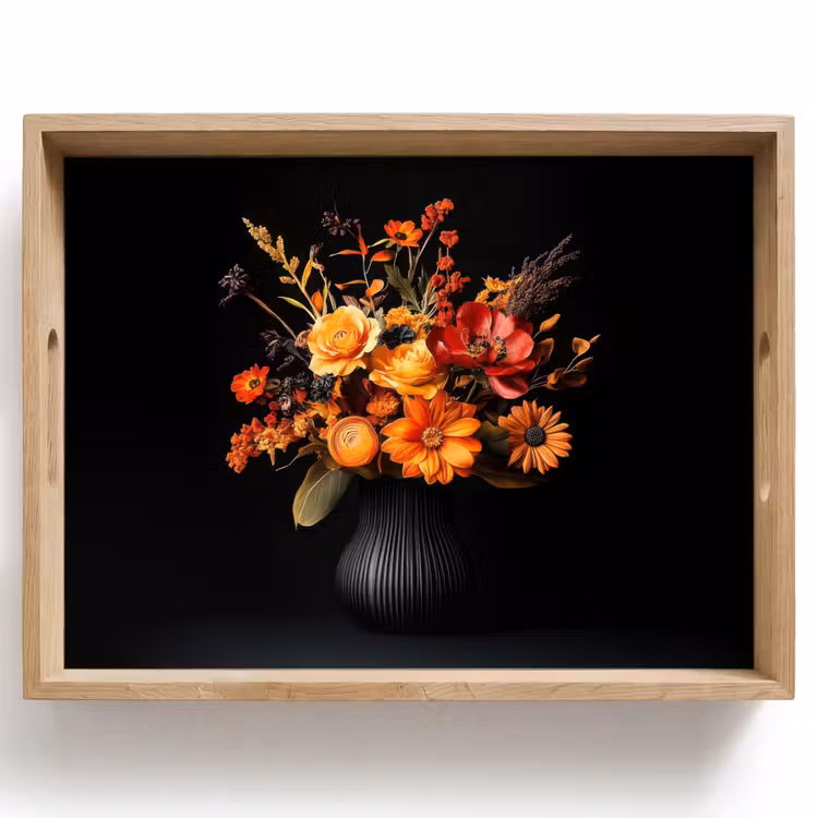 Bandeja - Otoño - Ramo - Naranja — 1