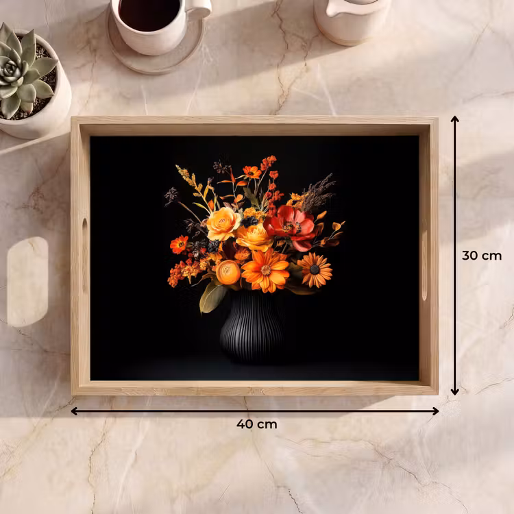 Bandeja - Otoño - Ramo - Naranja — 7
