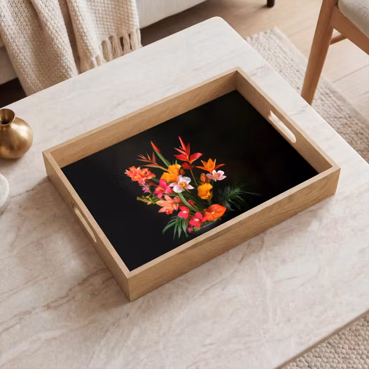 Bandeja - Ramo - Flores - Exótico — 2