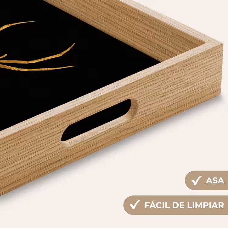 Bandeja - Araña - Oro - Minimalista - Patas — 8