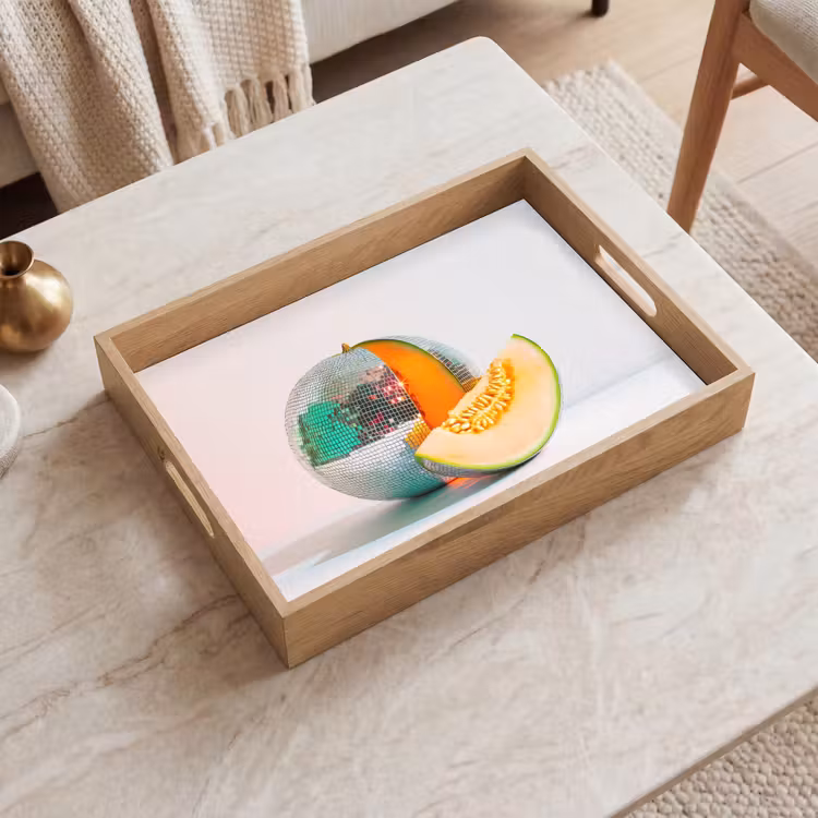 Bandeja - Disco - Discoball - Melón - Pastel — 2